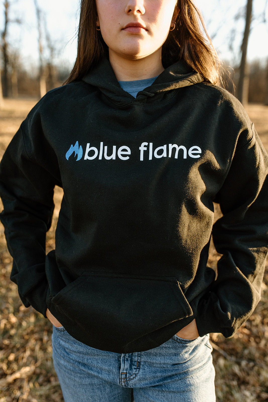Blue Flame Hoodie